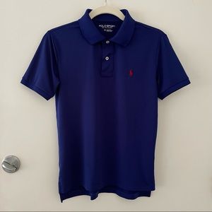 Ralph Lauren Polo Sport Performance Navy Polo Shirt Boys Medium